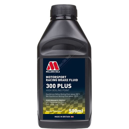 Millers Motorsport Racing Brake Fluid 300 PLUS - 500ml