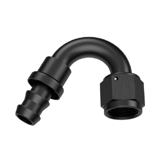 150° PUSH ON AN HOSE END