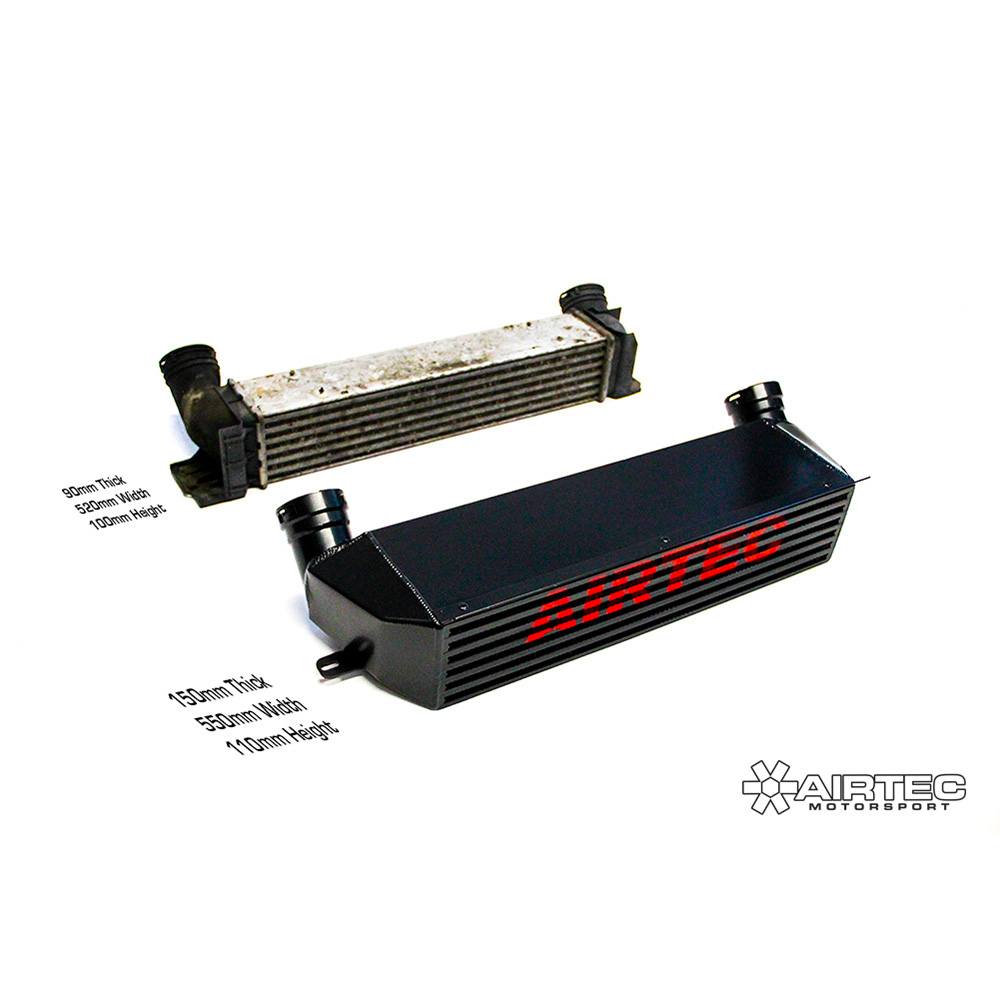 AIRTEC Motorsport Intercooler Upgrade for BMW 1 Series and 3 Series Diesel (E-Series) - Pro-Series Black