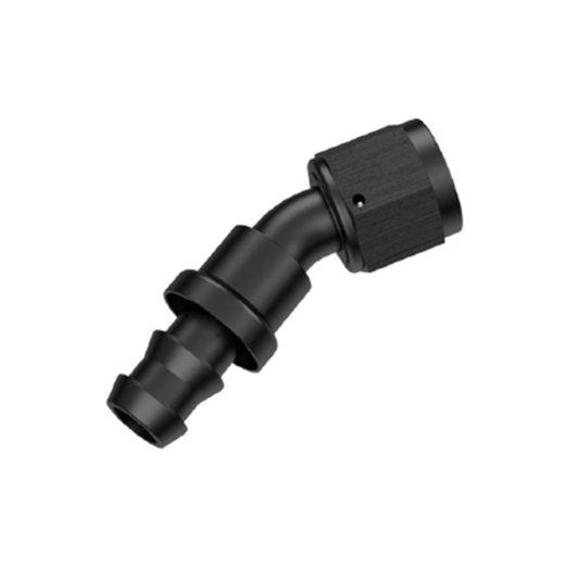 30° PUSH ON AN HOSE END