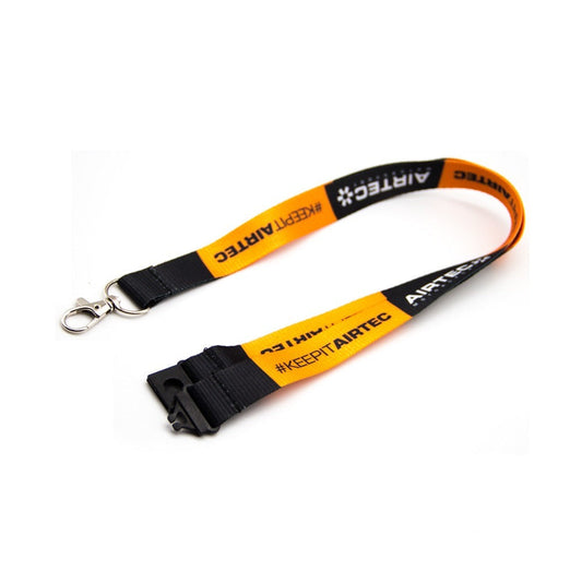 AIRTEC Motorsport Black & Orange Lanyard - Orange Lanyard