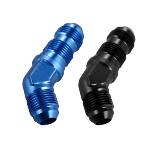 45° MALE AN BULKHEAD TEE