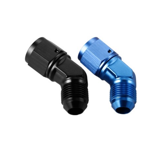 45° NPT FEMALE TO MALE COUPLER