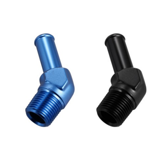 45° NPT MALE TO BARB MALE ADAPTER
