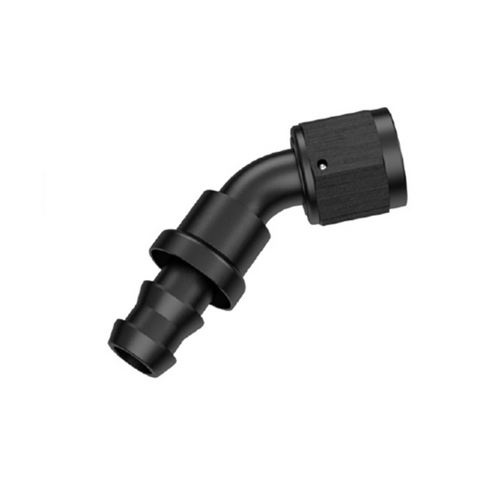 60° PUSH ON AN HOSE END