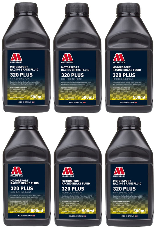Millers Motorsport Racing Brake Fluid 320 PLUS- 500ml