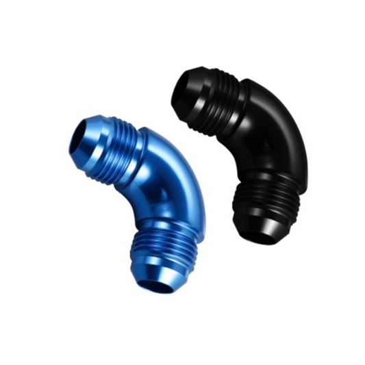 90° MALE FULL FLOW AN FLARE UNION