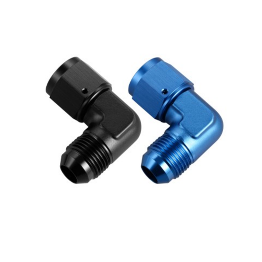 90° NPT FEMALE TO MALE COUPLER