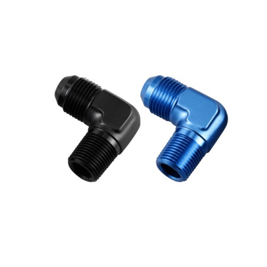 90° NPT TO AN MALE FLARE ADAPTER