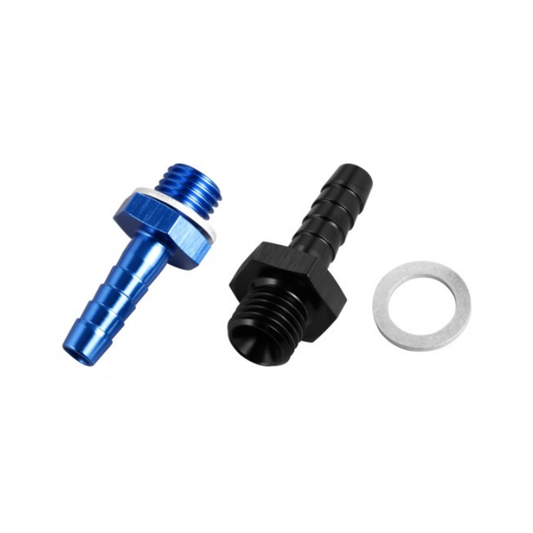 METRIC MALE TO BARB MALE ADAPTER WITH O RING