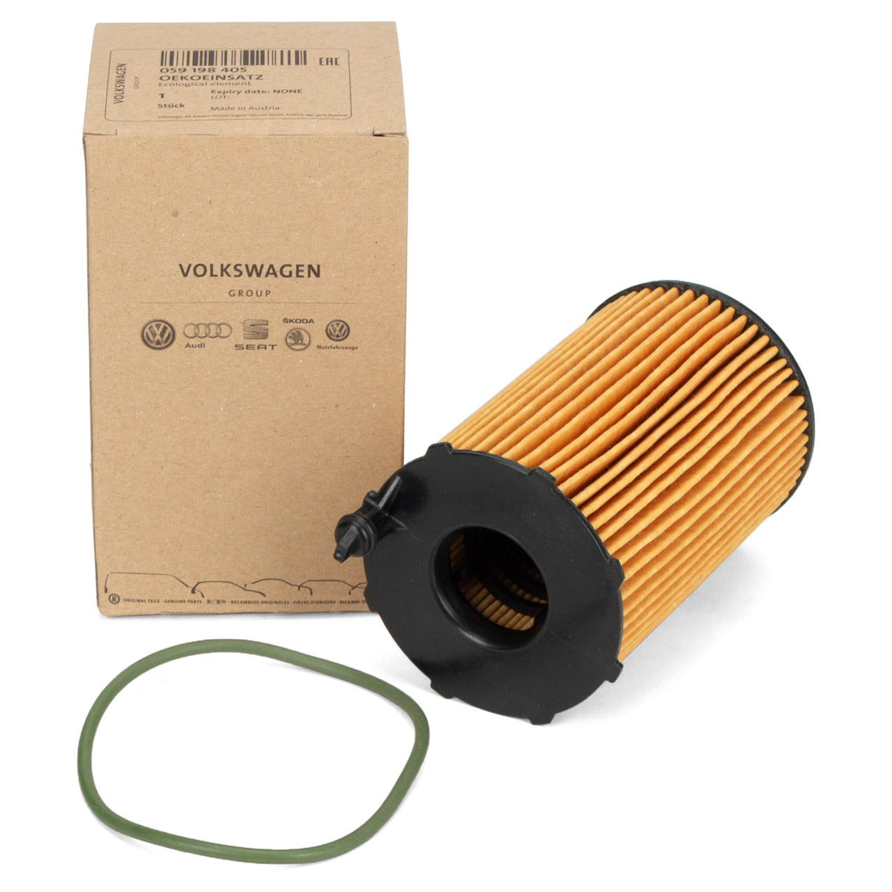Genuine OEM VAG oil filter 059198405 for Audi RS6 C7