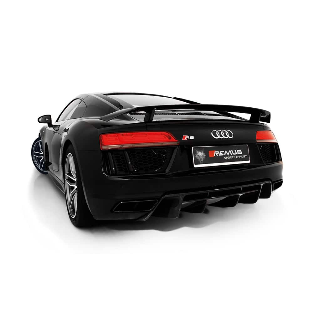 REMUS AXLE BACK EXHAUST SYSTEM FOR Audi R8 5.2 FSI 2015-2018