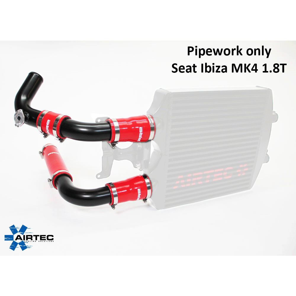 AIRTEC Motorsport Intercooler PIPEWORK - VW Polo GTI & Seat Ibiza Mk4 1.8 Turbo - Pro-Series Black