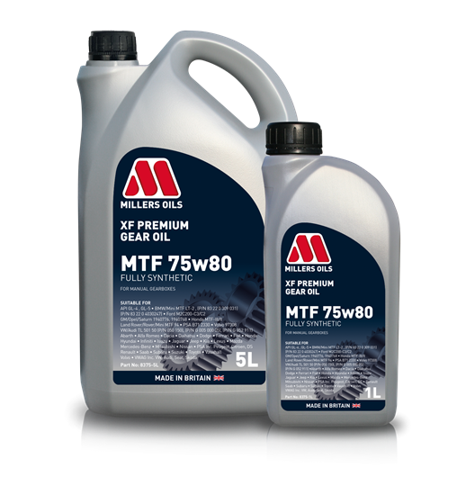 Millers XF Premium MTF 75w80 (8375) - Manual Transmission Fluid for gearbox / diff