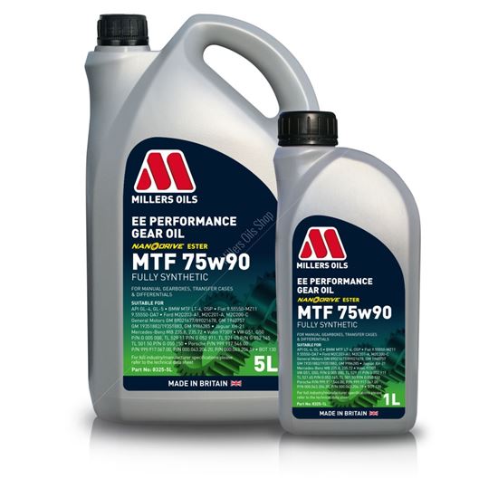 Millers EE Performance MTF 75w90 (8325) - Manual Transmission Fluid for gearbox / diff