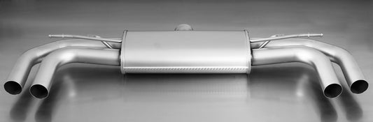 REMUS RESONATED CAT BACK EXHAUST SYSTEM FOR Audi A3 2.0 TFSI Quattro 2014- HATCHBACK 8V
