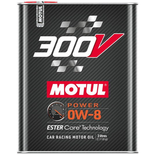 Motul 300V POWER 0W-8 2L Engine Oil