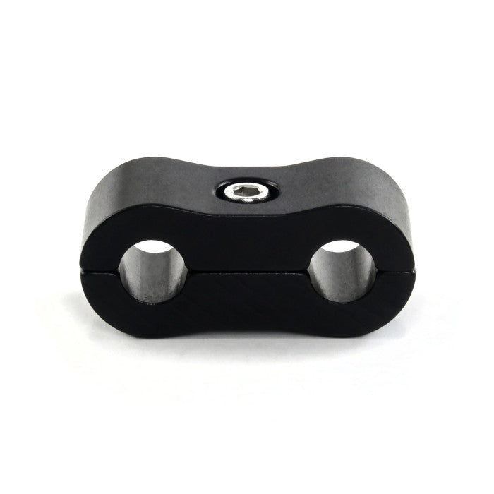 HEL Hose Separator Suits -3 AN3 Hose (7.9mm Outer Diameter) Aluminium Black HHS-03-AL-BLK