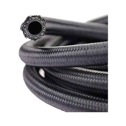 210 SERIES NYLON STAINLESS STEEL BRAIDED AN HOSE (RUBBER CORE)