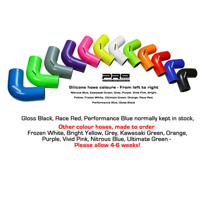 Pro Hoses 4-Piece Silicone Visual Hose Kit Upgrade for Ford Focus Mk3 ST250