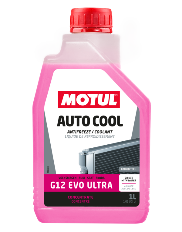 Motul Auto Cool G12 EVO ULTRA Coolant - Concentrate Antifreeze  -37C