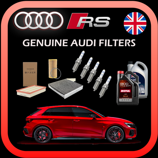 Audi RS3 8Y service kit & genuine filters