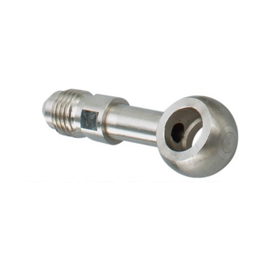 STRAIGHT BANJO EYE TO AN MALE STAINLESS STEEL BRAKE LINE FITTING