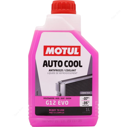 Motul Auto Cool G12 EVO ULTRA Coolant - Read Mixed Antifreeze -37C