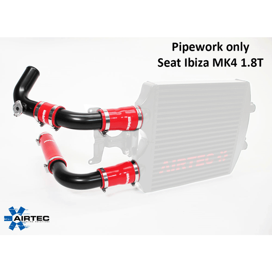 AIRTEC Motorsport Intercooler PIPEWORK - VW Polo GTI & Seat Ibiza Mk4 1.8 Turbo - Pro-Series Black