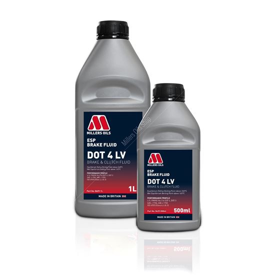 Millers ESP Brake Fluid DOT 4 LV
