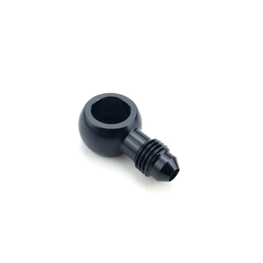 HEL Banjo Adapter -4 AN4 JIC TO M10 Eye Aluminium Black HA-B-04-M10-AL-BLK