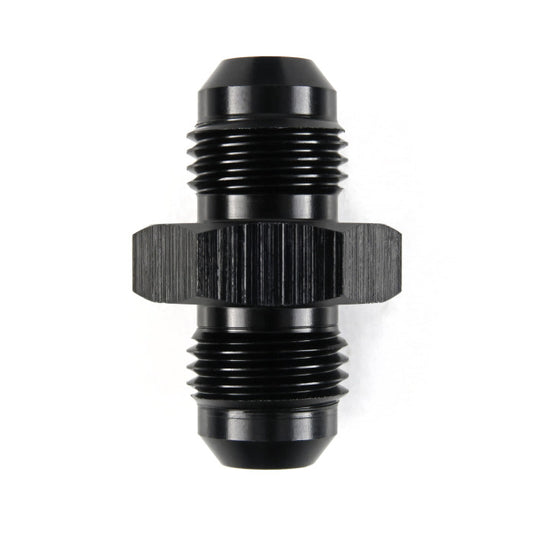 HEL Adapter Male -6 AN6 JIC TO Male -6 AN6 JIC Aluminium Black HA-MM-06-06-AL-BLK