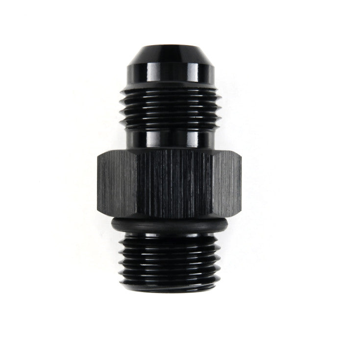 HEL Adapter Male -10 AN10 JIC TO Male -10 AN10 ORB Aluminium Black HA-MM-10ORB-AL-BLK