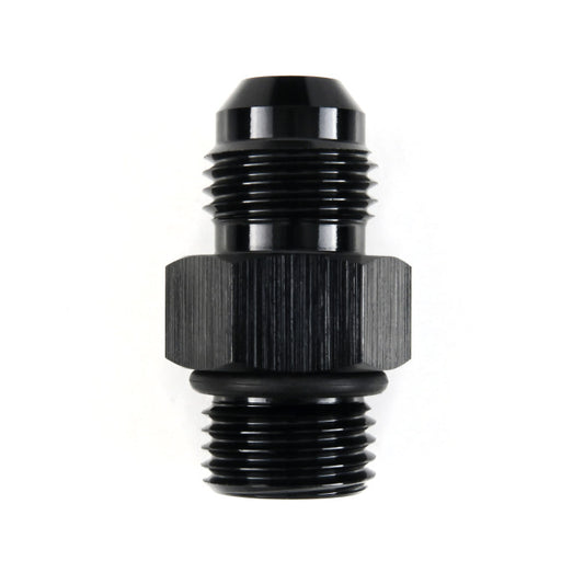 HEL Adapter Male -10 AN10 JIC TO Male -10 AN10 ORB Aluminium Black HA-MM-10ORB-AL-BLK
