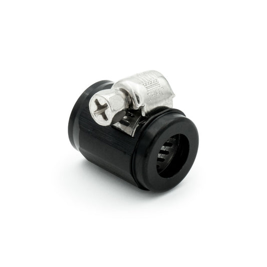 HEL Hose Finisher -10 AN10 (21mm Internal Diameter) Aluminium Black HFIN-10-AL-BLK