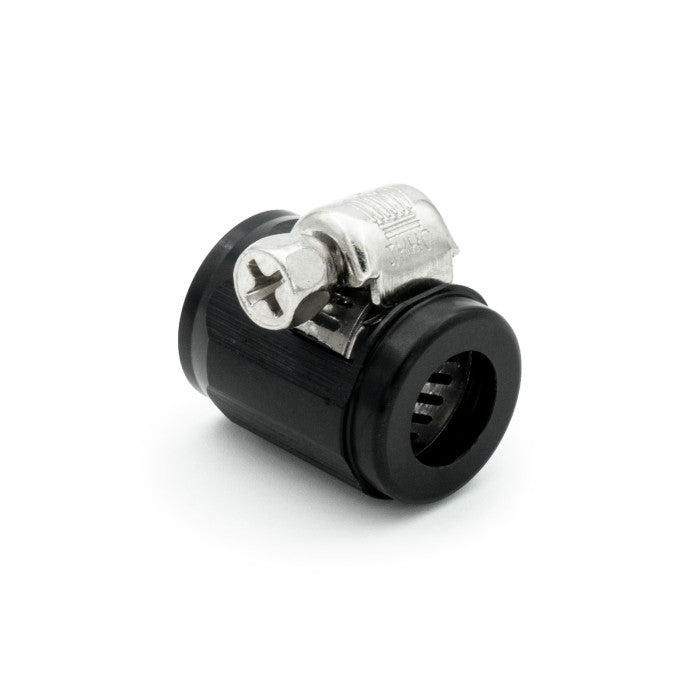 HEL Hose Finisher -20 AN20 (40mm Internal Diameter) Aluminium Black HFIN-20-AL-BLK