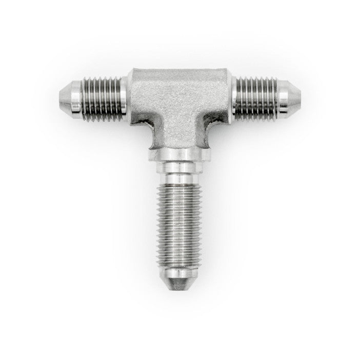 HEL Male T-Piece With Bulkhead On The Leg -3 AN3 JIC Stainless Steel HT-M-BL-03-SS