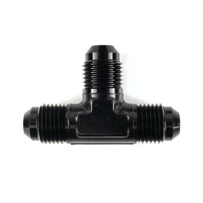 HEL Male T-Piece -6AN Aluminium Black HT-M-06-AL-BLK