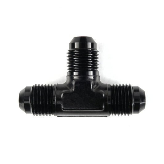 HEL Male T-Piece -6AN Aluminium Black HT-M-06-AL-BLK