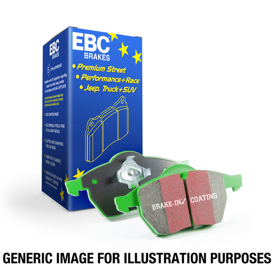EBC Greenstuff Front Pads Audi S1 8X 2014-2018 (112mm pcd)