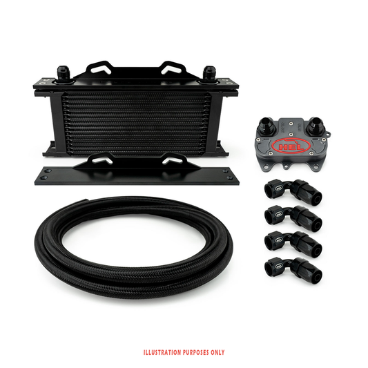 HEL Performance 19 Row Oil Cooler Kit For Nissan GTR R35 OEM Replacement Cooler  OEM Replacement Cooler